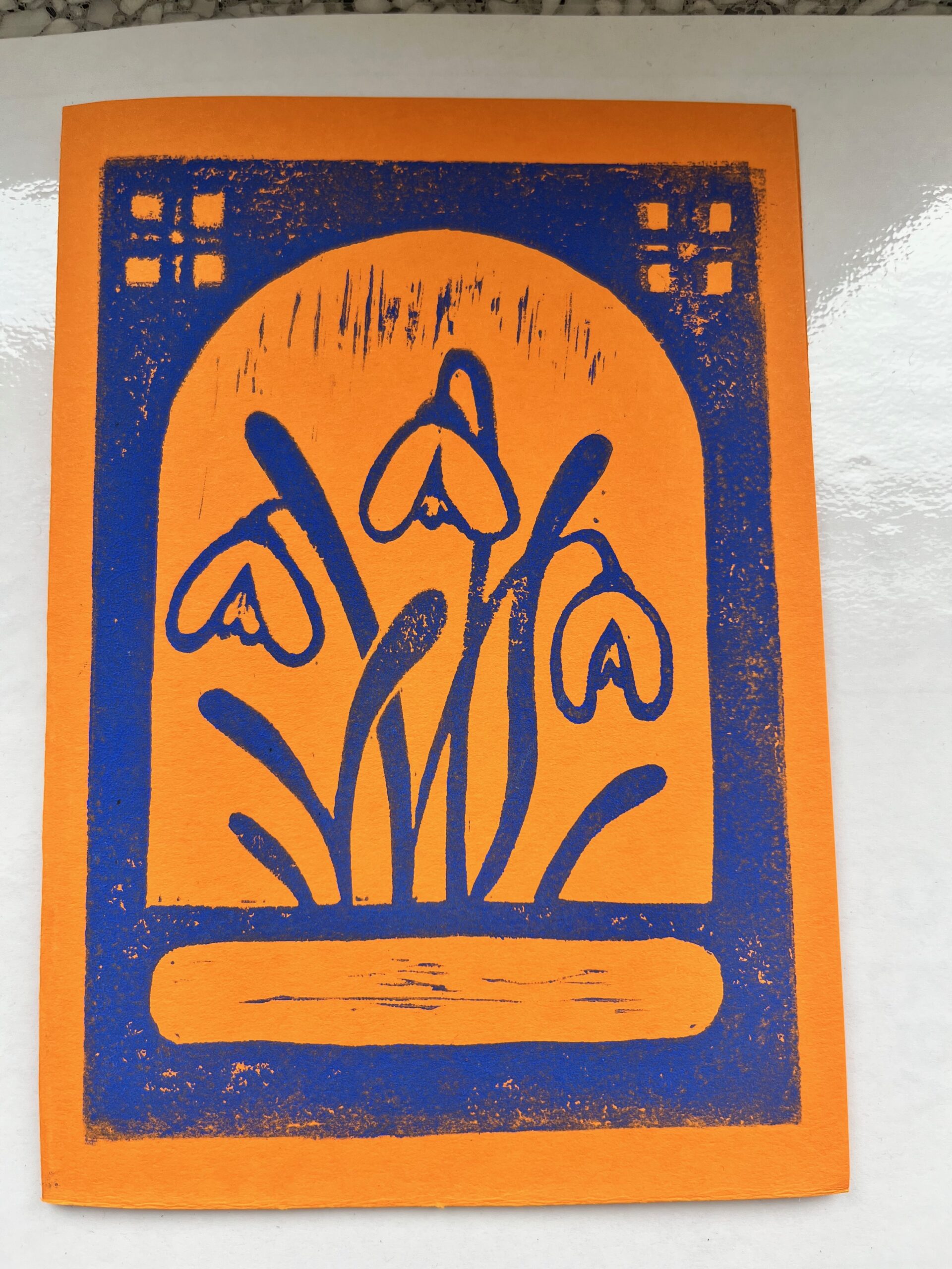 Osterblumen Karte